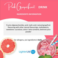 LighterLife Fast LighterLife Pink Grapefruit, Low Calorie Drink, 10x Sachets per Pack