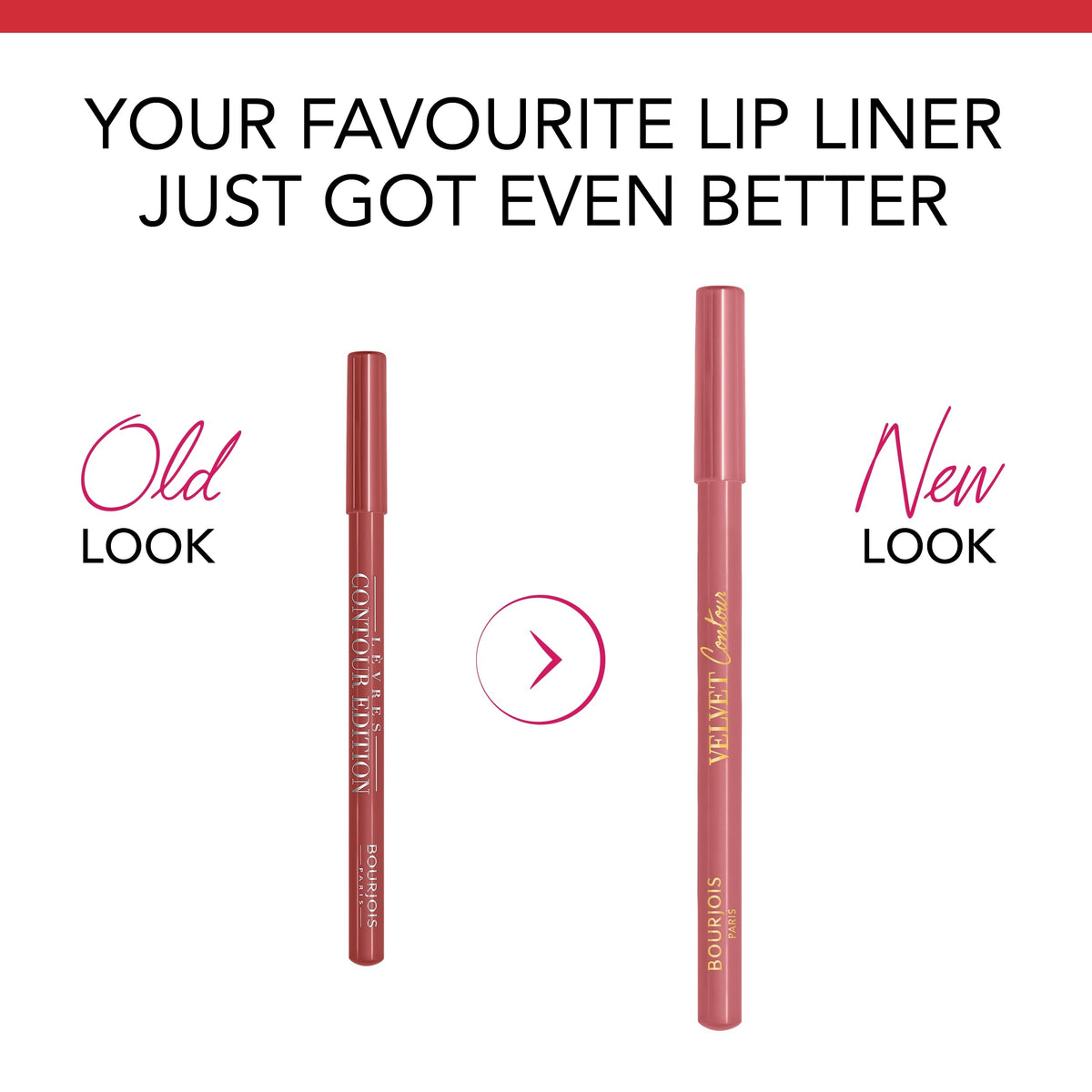 Bourjois Levres Contour Edition Lip Liner and Pencil 1 Nude Wave Nudes, 1.14g, 330011