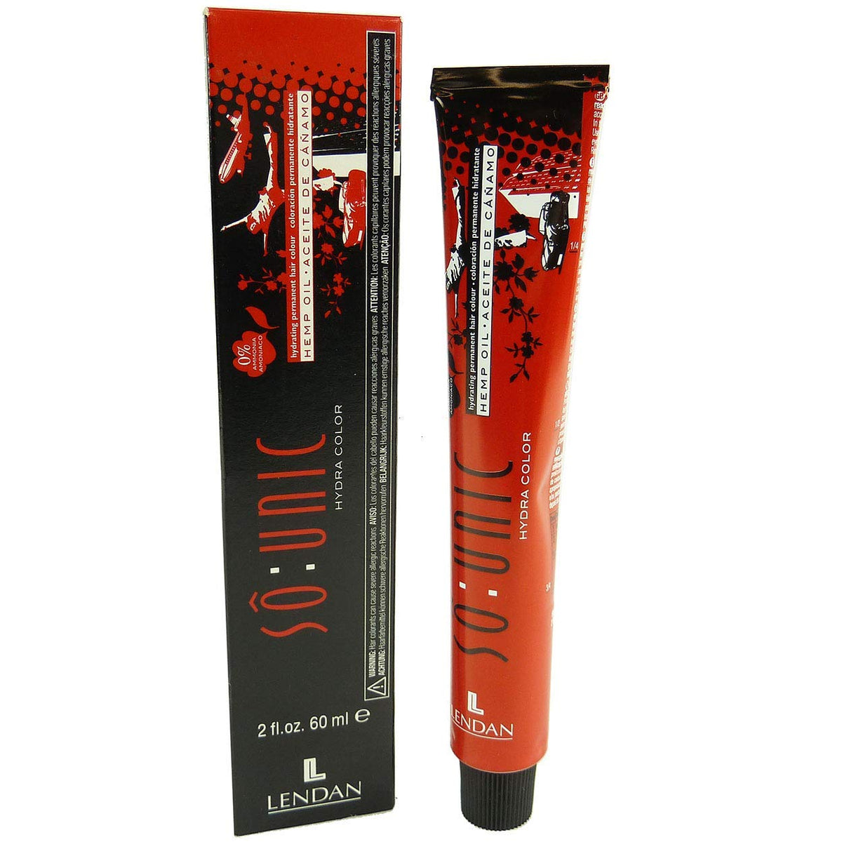 Lendan So:Unic Hydra Color 60ml Hair Care Color Cream Coloration without ammonia - 01m1 urb:an