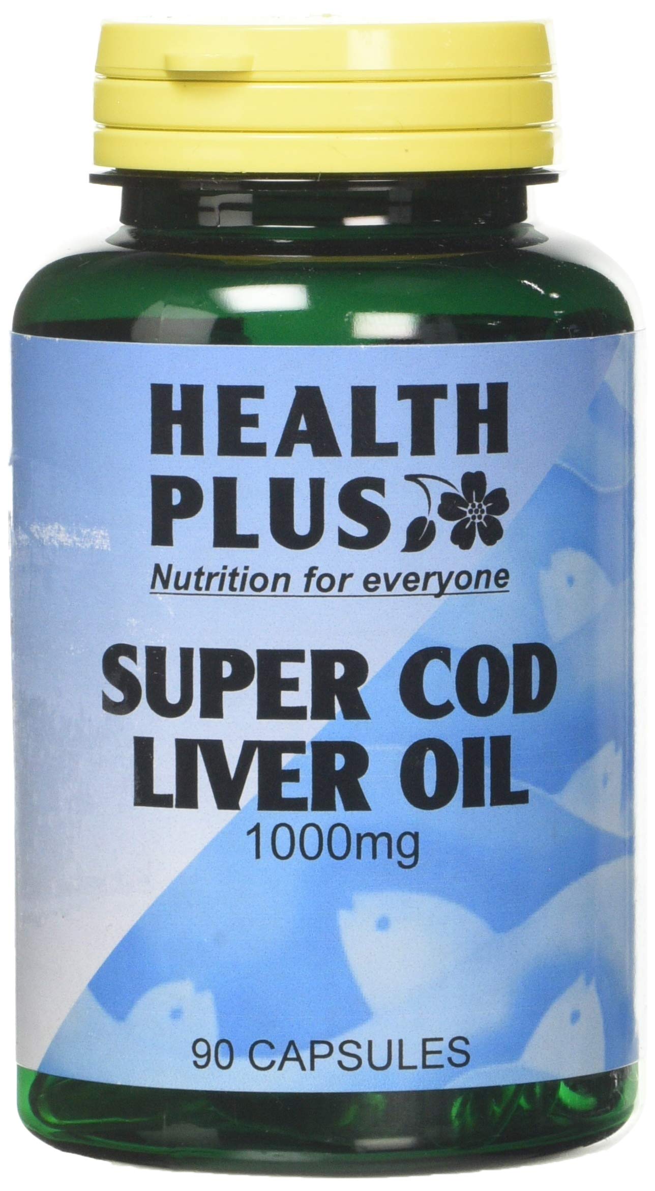 Health Plus Super Cod Liver Oil 1000mg Omega-3 & Joint Supplement - 90 Capsules