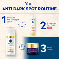 NIVEA LUMINOUS 630 Anti Dark-Spot Advanced Treatment Face Serum (30ml), Dark Spot Corrector Facial Serum, Lightweight Face Moisturiser Dark-Spot Treatment with Hyaluronic Acid