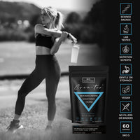 ME MAINTAIN | EXTEND Creatine Monohydrate Powder with Taurine 360g, Micronized Vegan 60 Servings