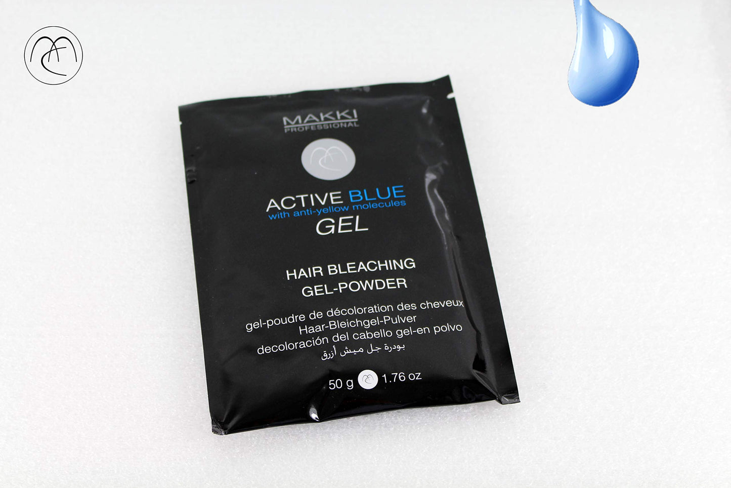 Dust Free Active Blue Hair Bleach Bleaching GEL-Powder with ANTI YELLOW molecules 50g