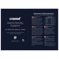 ExSeed Multivitamin Tablets for Men - Daily Supplements for Male Fertility Support & Sperm Health - Semen Quality Booster - Antioxidant Rich Immune Health Supplements - Enhanced Sperm Progression