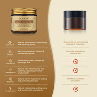 OUKEYA Beef Tallow Skin Care, Beef Tallow Face Cream, Tallow and Honey Balm, Deeply Nourishing for Face & Body (Enhanced Moisturising Version, 50g)