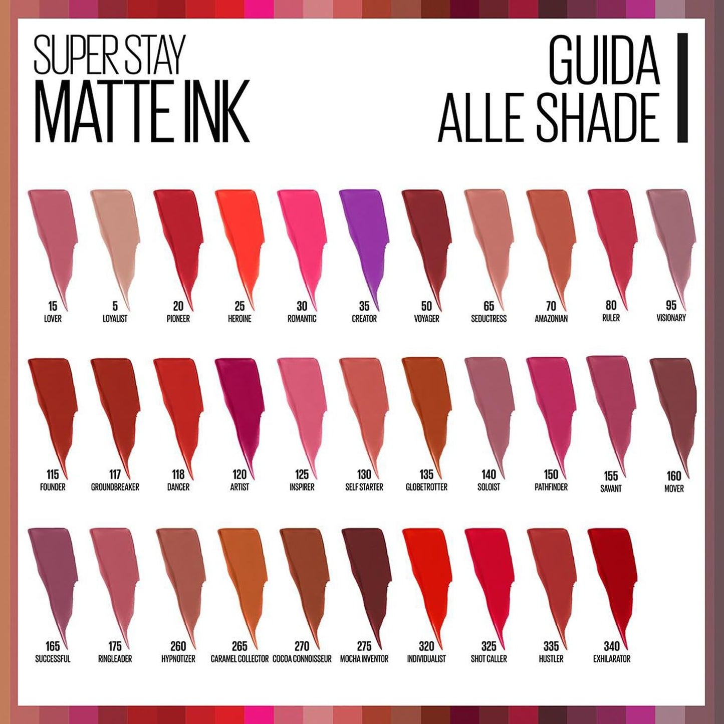 Maybelline Superstay Matte Ink Longlasting Liquid, Orange Red Lipstick, Up to 12 Hour Wear, Non Drying, 25 Heroine