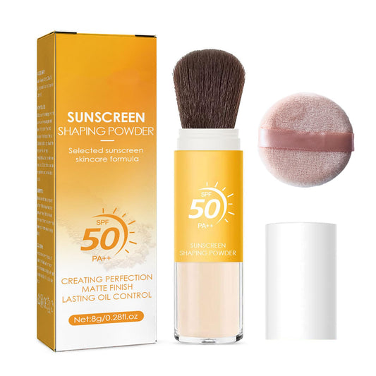 Asheyya Scalp SPF Powder, SPF 50 Powder Sunscreen for Face, Natural Matte Lasting Breathable, All Skin