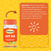 Haliborange Adult Vitamin D3-45 Orange Gummies