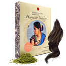 INDIAN NATURAL HAIR CARE Henna & 3xIndigo Powder - Dark Brown Hair Dye - Fresh & Pure Organic - 200g - Indian Natural Hair Care