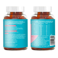 Perfect You Skin, Hair and Nails Gummies - with Biotin, Zinc & Selenium - Strawberry Flavoured Gummies (120 Count)