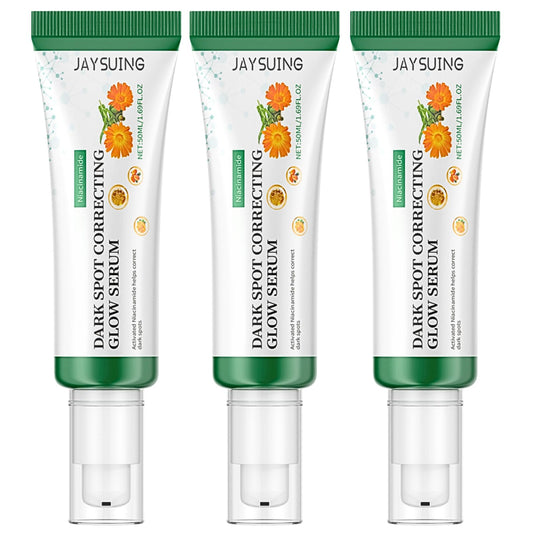 3 PCS Dark Spot Correcting Glow Serum with 5% Niacinamide 50ml / 1.69 fl. oz., Nicotinamide Facial Serum, Niacinamide Dark Spot Remover For Face Serum Skin Care Uneven Skin Tone