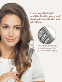YTCHYYSK Round Volumizing Brush Attachment Compatible With Shark FlexStyle Blow Dryers Accessories, Oval Round Brush for Straight, Wavy, Curly, and Coily Hair