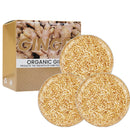 AuraAnge 3PCS Ginger Hair Shampoo Bar - Revitalizing Growth, Improved Shedding, Cleaning Dandruff & Discomfort