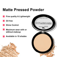 BF Beauty Forever Beauty Forever Matte Pressed Powder, Oil Free & Lightweight, 8gms (06 Honey)
