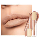 Oulac Matte Liquid Nude Lipstick for Women, Beige Nude Long Lasting Lip Gloss, Waterproof, Highly Pigmented Creamy Formula Lipstick with Vitamin E, Vegan, 4.5ml (MS01)