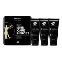 Green People GREEN PEOPLE for Men Skin Care Heroes Natural & Organic Men’s Skin Care Gift Set Refreshing, Cooling Shaving & Grooming Set for Men SLS Free, Paraben Free & Ethanol Free Cruelty Free & Vegan, white