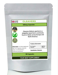 Your Best Supplement Cleavers Capsules 100% Natural Pure no additives (Galium aparine) (90)