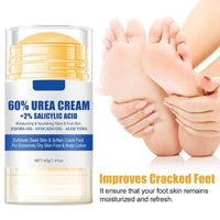 HERBINSOLS Urea Cream 60% for Feet - Urea Foot Cream for Feet & Dry Cracked Skin - Cracked Heel Repair Cream with 60% Urea & 2% Salicylic Acid - Moisturizing Foot & Hand Balm，Skin Care Hands & feet