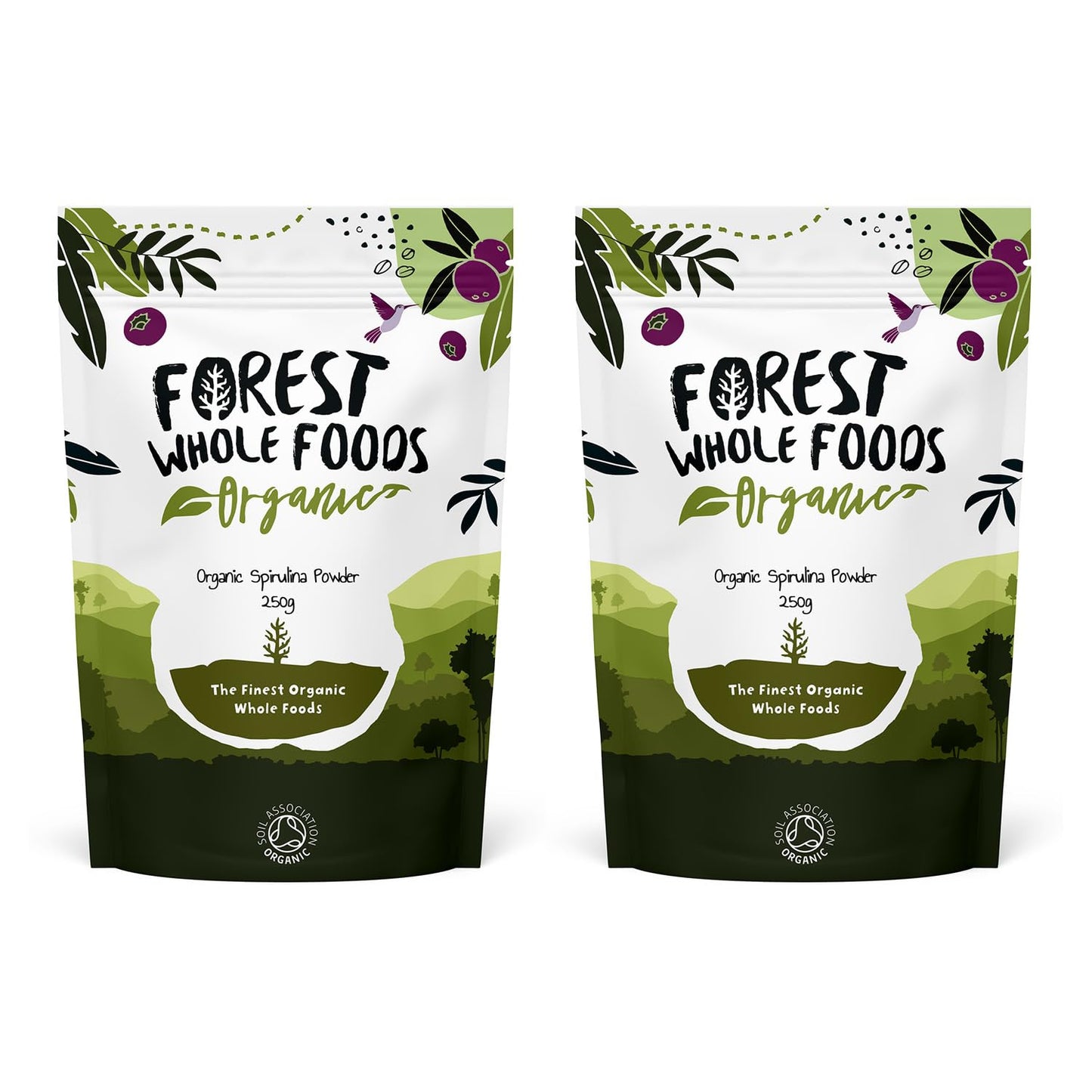 Forest Whole Foods Organic Spirulina Powder (500g)