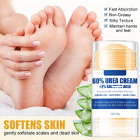 DMQ Urea Cream 60 Percent for Feet - Honey Foot Cream - Urea Foot Cream for Cracked Heels and Dry Skin - 2PCS Cracked Heel Repair Cream for Hands & Feet Skin Care - 60% Urea & Honey Foot Balm
