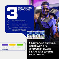 USN Nine Aminos (330g) Grape Fizzy - Amino Acids - Amino Acid-Mix
