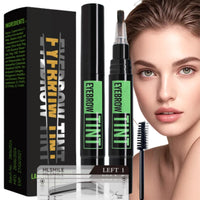 Mubuni Dark Brown Eyebrow Tint Kits,Brow Dye Kit Long-Lasting Eyeb/row,Eyebrow & Lash Tint,Semi-Permanent Lasting Dye,Permanent Eyebr/ow Colour,Waterproof Makeup Cream with Brow Cards & Brushe/s