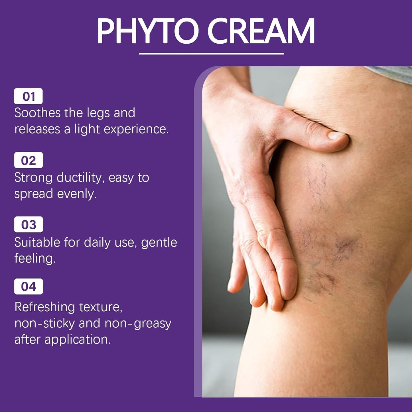 2Pcs DiaLeg Care Cream,Professional Leg care cream,Leg Care Specialist, Natural Cream,Deep Penetrating,Hypo-allergenic for all skin