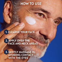NIVEA MEN Anti-Age Hyaluron Face Moisturising Gel (50ml), Men's Moisturiser with Hyaluronic Acid and Pro-Retinol, Visibly Reduces Deep Wrinkles, Hydrates, and Firms Skin