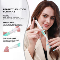 Saviland 6Pcs Cuticle Oil Pen - Cuticle Oil for Nail Care, Fruity Natural Ingredient Nail Oil Pen for Preventing Cracking and Drying of Nails, Manicure Pedicure for Woman