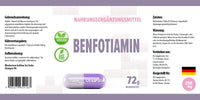 Hepatica Benfotiamine 250mg – 120 Vegan Capsules | High-Strength Vitamin B1 | 3rd Party Lab Tested | Gluten-Free, Non-GMO