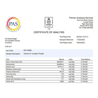 Herbal Magic's Pure & Natural Blend -Vitamin B-Complex 60 Veg Capsules - Made from 14 Different Fruits, Vegetables & Herbs UKAS LAB Tested in UK No Fillers/Colors/Preservatives/maltodextrin