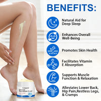 Magnesium Cream, Magnesium Lotion, Highly Concentrated Magnesium for Leg, Muscle, Joint Car, Magnesium Oil Cream with Pure Zechstein Magnesium, Topical Magnesium Chloride, Easy Absortion, 3.17G