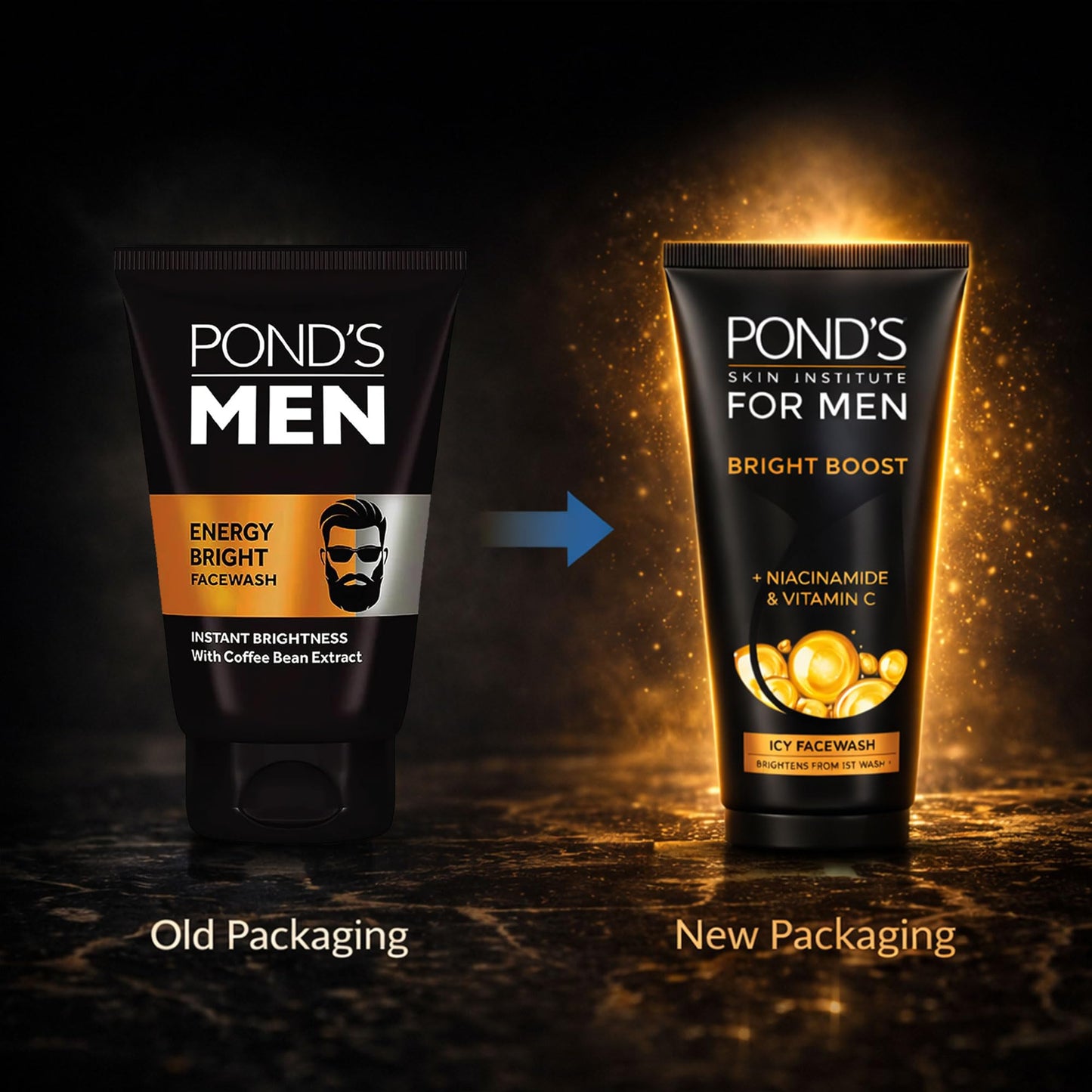 Pond's POND'S For Men Bright Boost Icy Facewash 100g