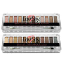 Loveshy LoveShy Cosmetics Eye Makeup set - Includes 2 Eye shadow palette, makeup sets for girls, makeup sets for women, girls makeup sets, makeup sets for teenagers (Kit 1)