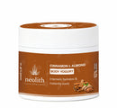 Neolith Cinnamon Almond Body Yogurt | Light weight, Non sticky, Hydrating, Nourishing, Soothing | 92% Organic & Natural,Vegan | No Parabens, No Mineral oils, No Synthetics