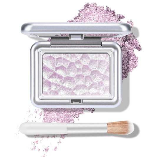 KYDA Highlighter Makeup Palette, Shimmer Highlighter Powder Makeup Palette, Diamond Shine pearl powder with Brush for Body Face -02