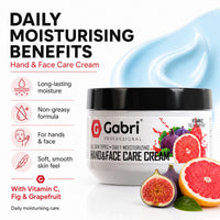 G Gabri Gabri Hand & Face Care Cream 2in1 300ml | Instantly Boosts Moisture Levels, Creates a Protective Layer & Prevents Moisture Loss | Daily Moisturising for All Skin Types