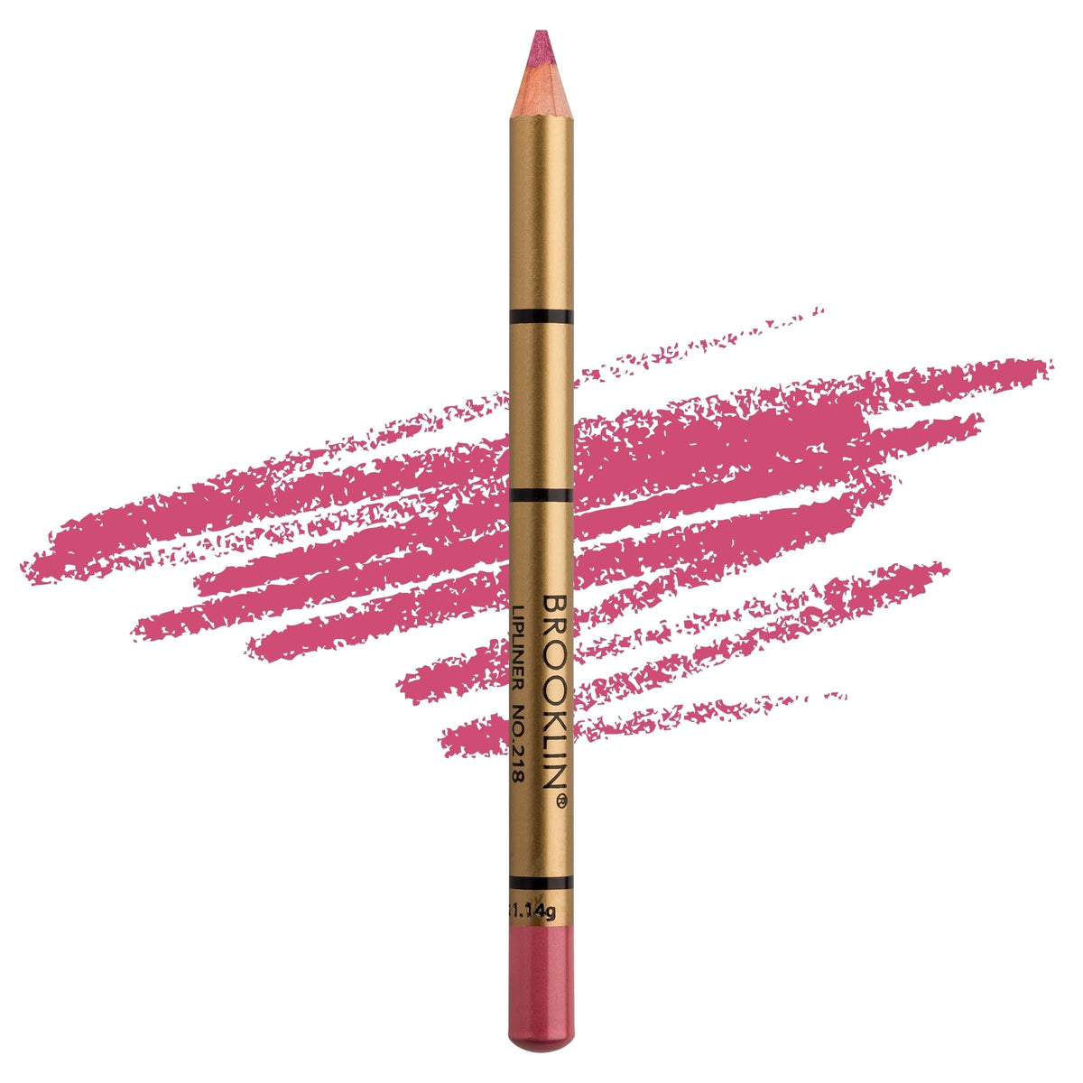 BROOKLIN IMPALA | Brooklin Waterproof Lipliner Color Fuchsia Nacrado 218 | Permanent lip profiler | Water resistant lipstick | Long-term lipliner