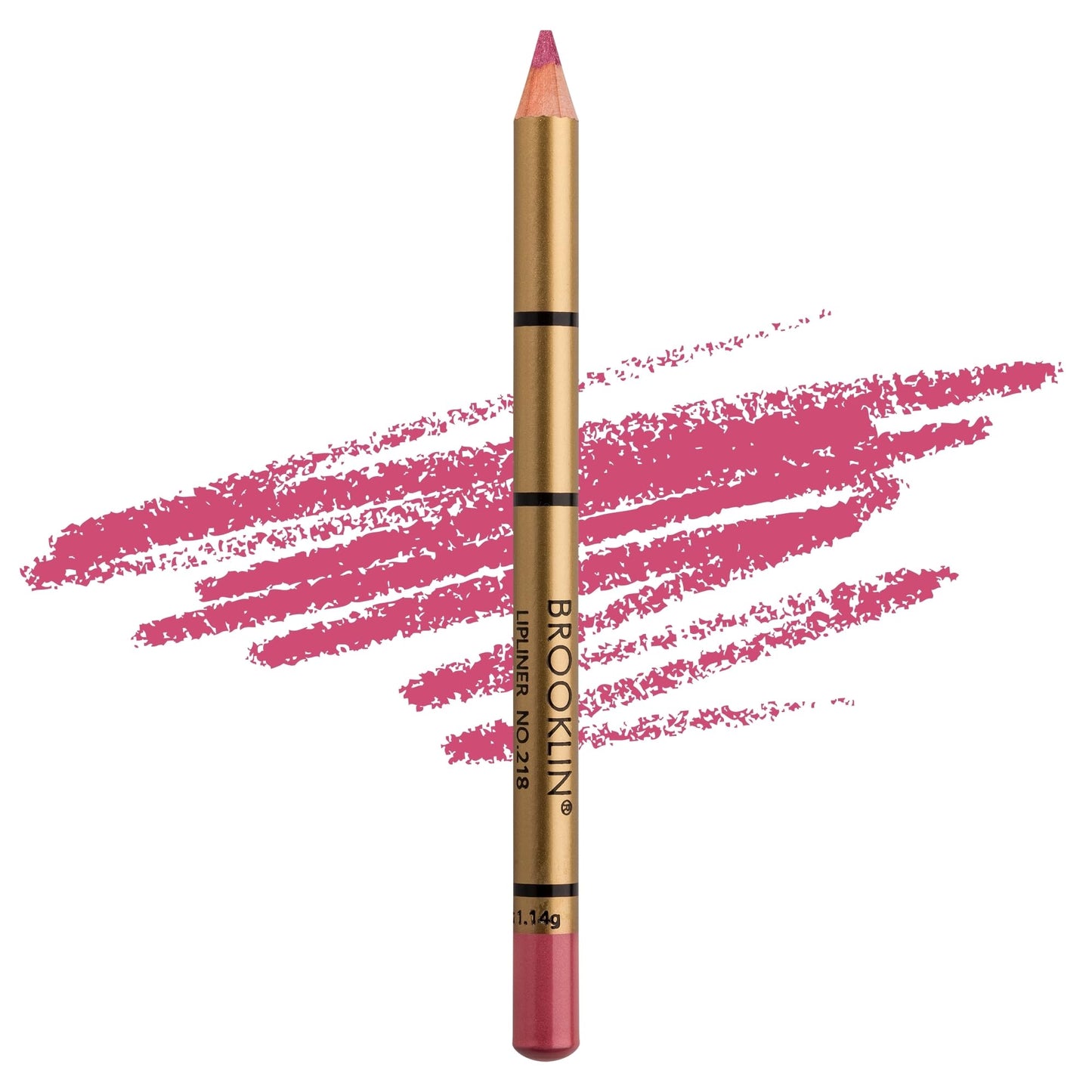 BROOKLIN IMPALA | Brooklin Waterproof Lipliner Color Fuchsia Nacrado 218 | Permanent lip profiler | Water resistant lipstick | Long-term lipliner