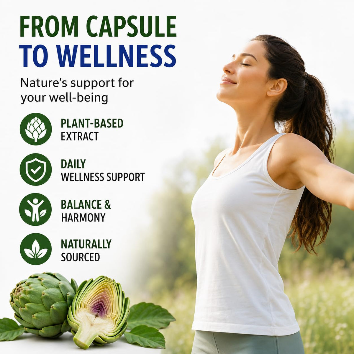 Hepatica Artichoke Extract 5,000mg Equivalent | 500mg 10:1 Cynara Scolymus Extract | Standardised to 5% Cynarin (25mg) | 120 Vegan Capsules | 4-Month Supply | 3rd Party Lab Tested