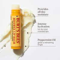 Burt's Bees Lip Balm Gift Set, Beeswax, Strawberry, Tropical Pineapple, Dragonfruit Lemon, In Full Bloom, 4x4.25g