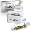 Mylee Glitter Catcher - Two-Tray Design, Apply Glitter, Dip & Acrylic Powder, Nail Dipping Powder Recycling Tool, Glitter and Dip Powders, Nail Dip Powder Tray, Vegan & Cruelty Free