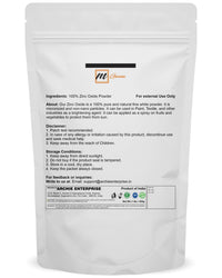 mGanna 100% Natural Zinc Oxide Powder 1 lbs / 454 g Non-Nano and Uncoated for Cosmetic formulations