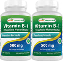 Best Naturals Vitamin B1 as Thiamine Mononitrate 500 mg 120 Tablets (120 Count (Pack of 2))