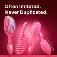 WetBrush Mini Detangler Brush with Ultra Soft Intelliflex Bristles to Gently Separate Knots With Ease, Wet Brush Detangler Is Gentle on Hair, Suitable For All Hair Types, Elemental Blue