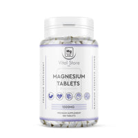 Generic Magnesium Tablets 180ct - 1000MG Providing 400MG Elemental Magnesium - Vegan 6 Month Supply 180 Magnesium Tablets - Magnesium Supplements