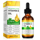 NBXINSLF Natural Vitamin E Oil for Skin, 75,000 IU Ultra Concentrated Vitamin E Oil for Face, Hair and Scars, Moisturizing Dry Skin Oils, Promotes Skin Elasticity, 2Fl Oz