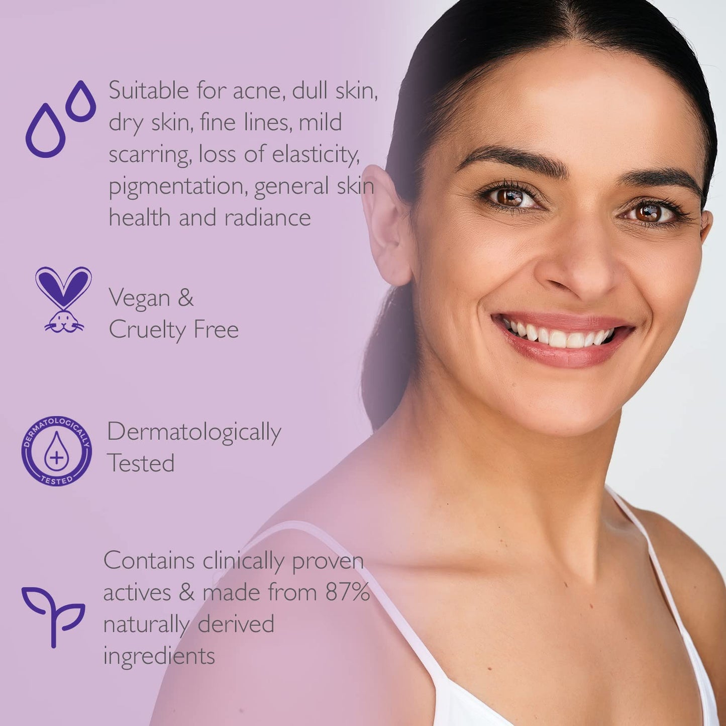 SKINICIAN Ageless Overnight Retinol Powerbalm - Anti-Ageing Retinoid Face Serum - Peptide Moisturiser to Reduce Fine Lines & Skin Pigmentation - Evening Skincare - Vegan & Cruelty Free (50ml)