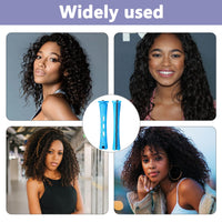 Vierone Perm Rods Perm Kit 60 PCS Small Size Hair Curlers Rollers 0.35 Inch Hair Rollers Perm Kit Short Hair Men Home Perm Kits for Long Short Hair Styling Tool Hair Curlers for Women and Men (Blue)