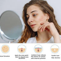 QhgPnt 64Pcs Hydrocolloid Pimple Patches, Cute Star Pimple Patches, Hydrocolloid Pad Sticky Spot Star Covers Face Pimple Patches, Star Pimple Patches Absorb Fluid and Reduce Redness for Face And Skin